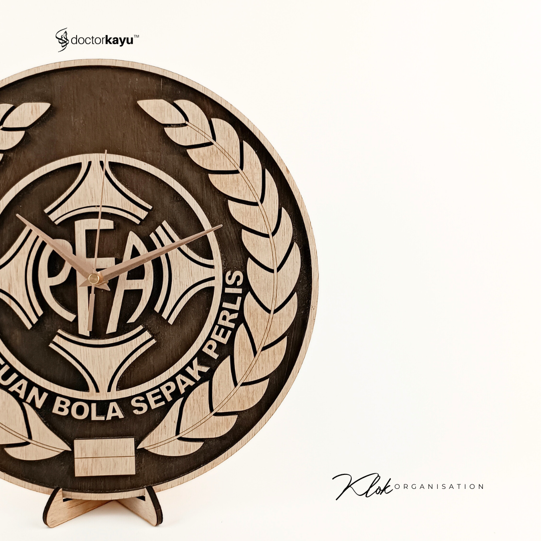 Organization Wooden Wall Clock-doctorkayu