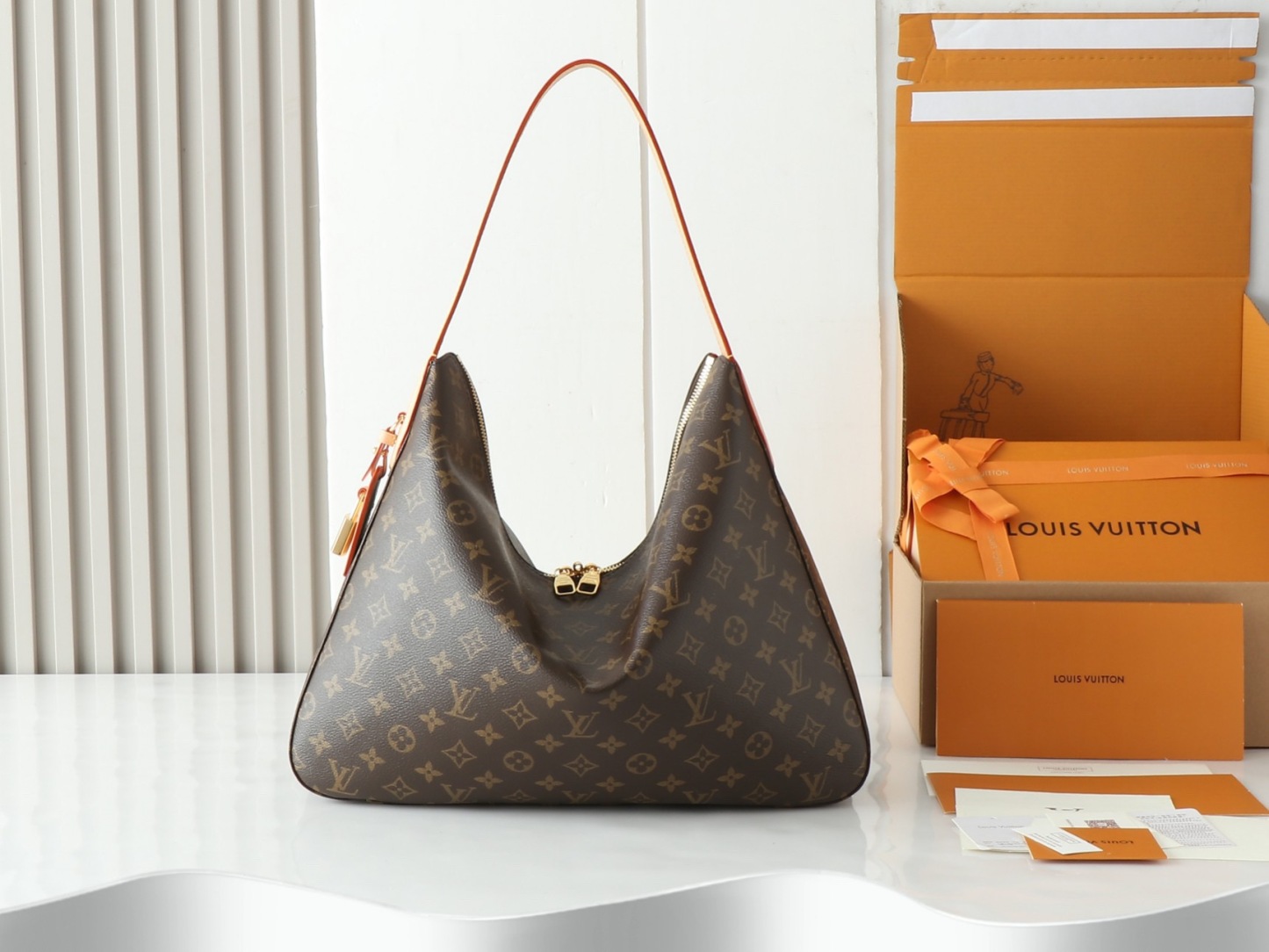 Louis Vuitton Slouchy MM Damier Azur
