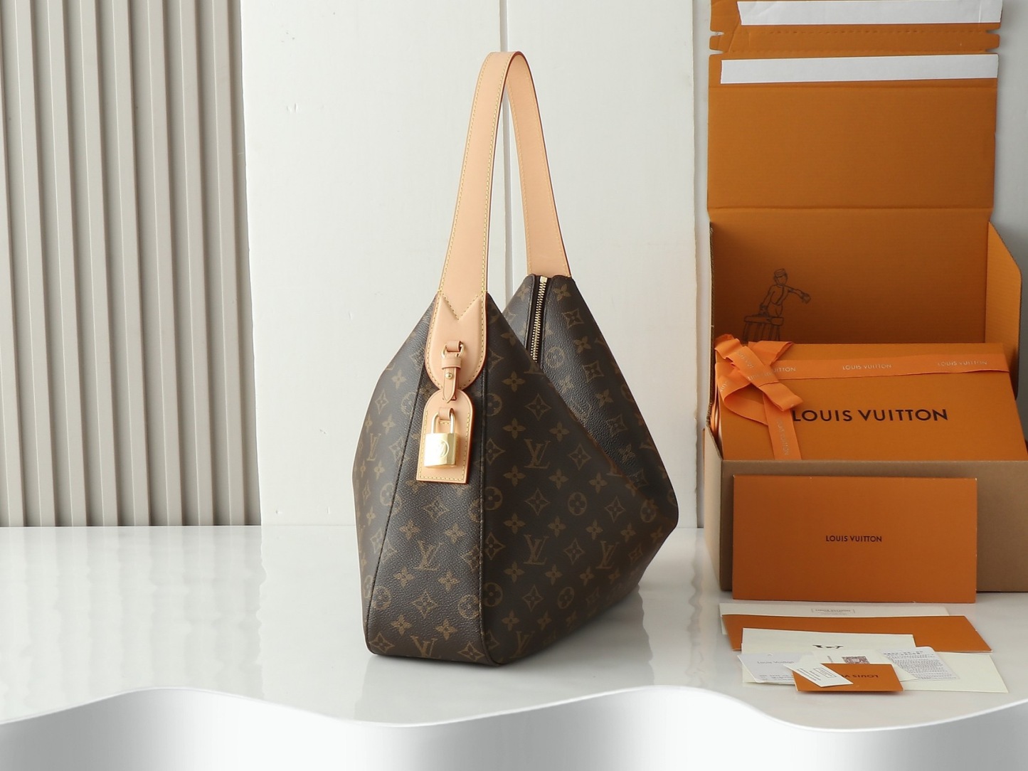 Louis Vuitton Slouchy MM Damier Azur