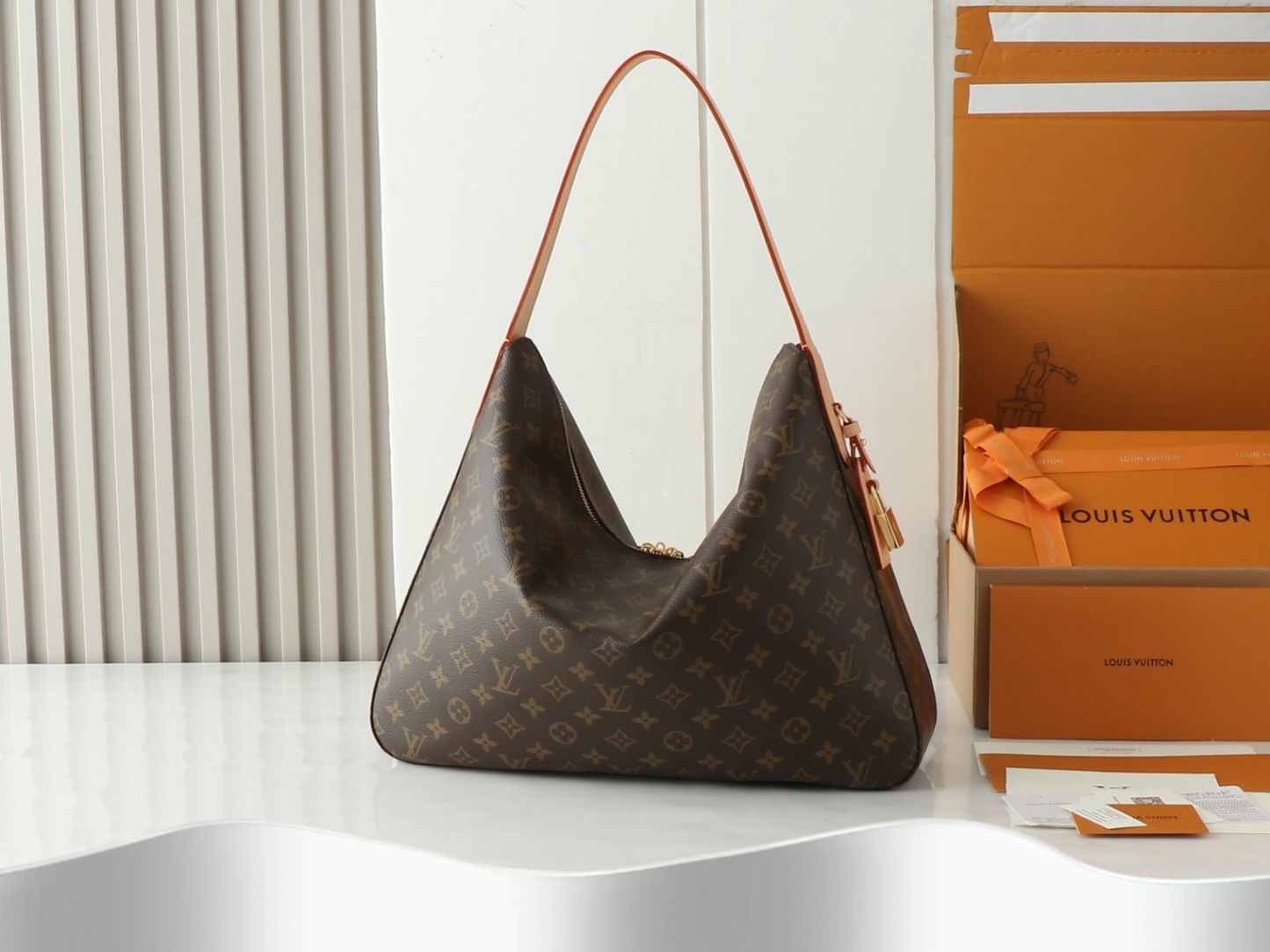 Louis Vuitton Slouchy MM Damier Azur
