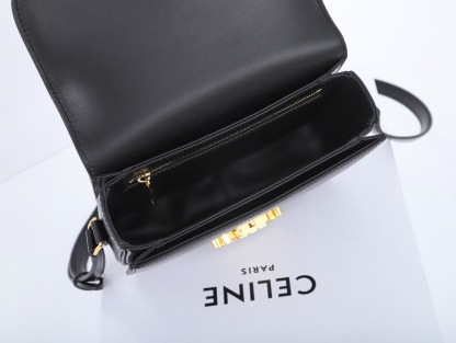 CELINE TEEN TRIOMPHE BAG IN SHINY CALFSKIN