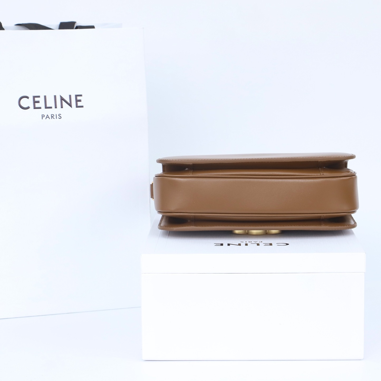 CELINE CLASSIQUE TRIOMPHE BAG IN SHINY CALFSKIN