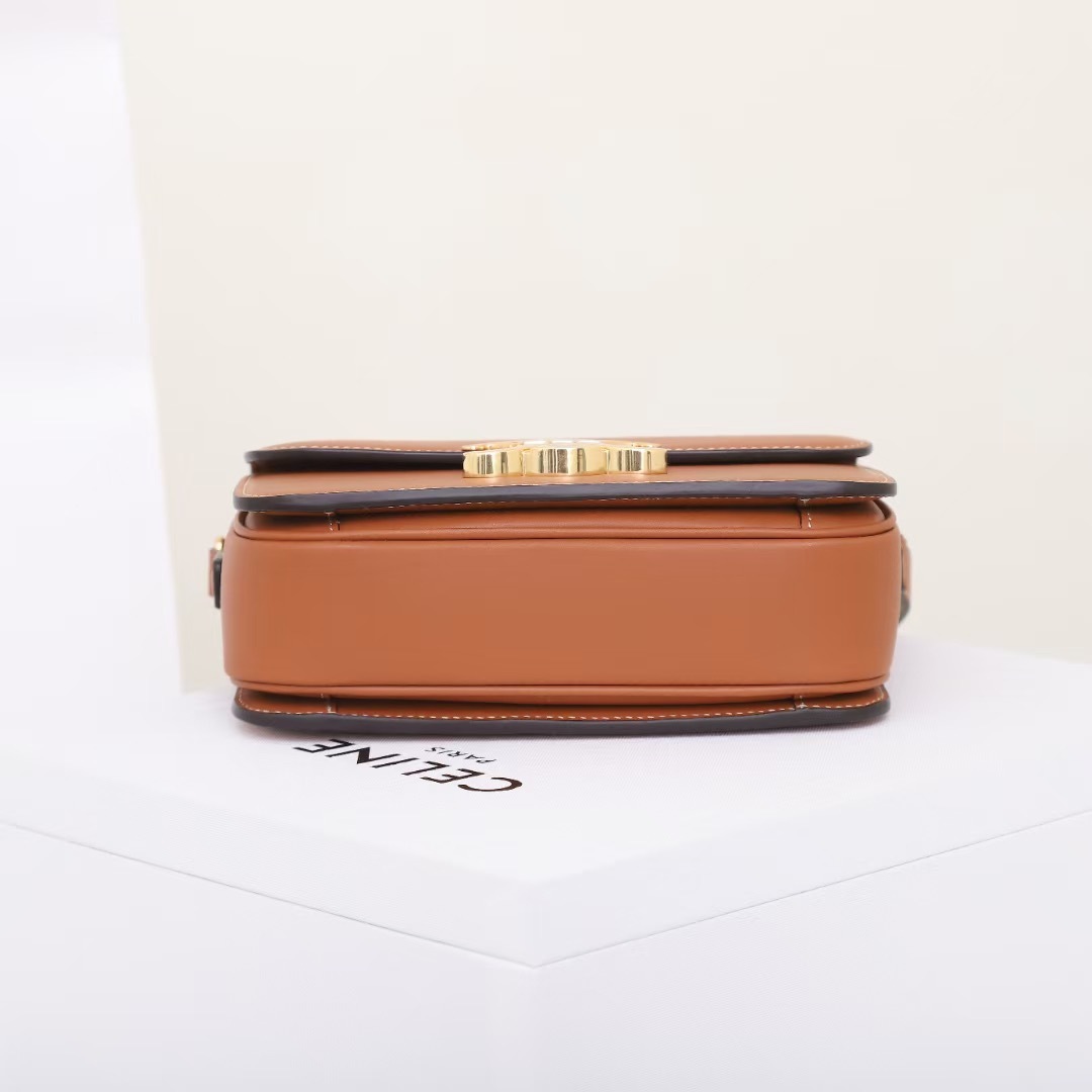 CELINE TEEN TRIOMPHE BAG IN SHINY CALFSKIN