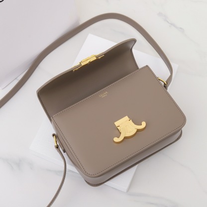 CELINE TEEN TRIOMPHE BAG IN SHINY CALFSKIN