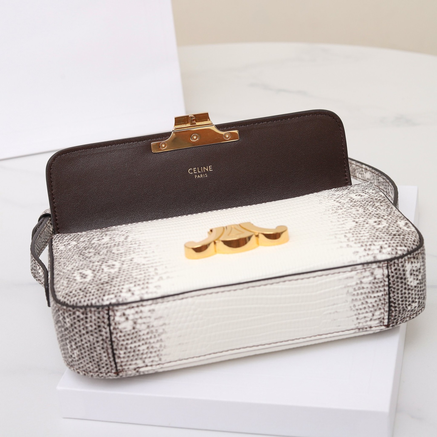 SHOULDER BAG CLAUDE IN LIZARD