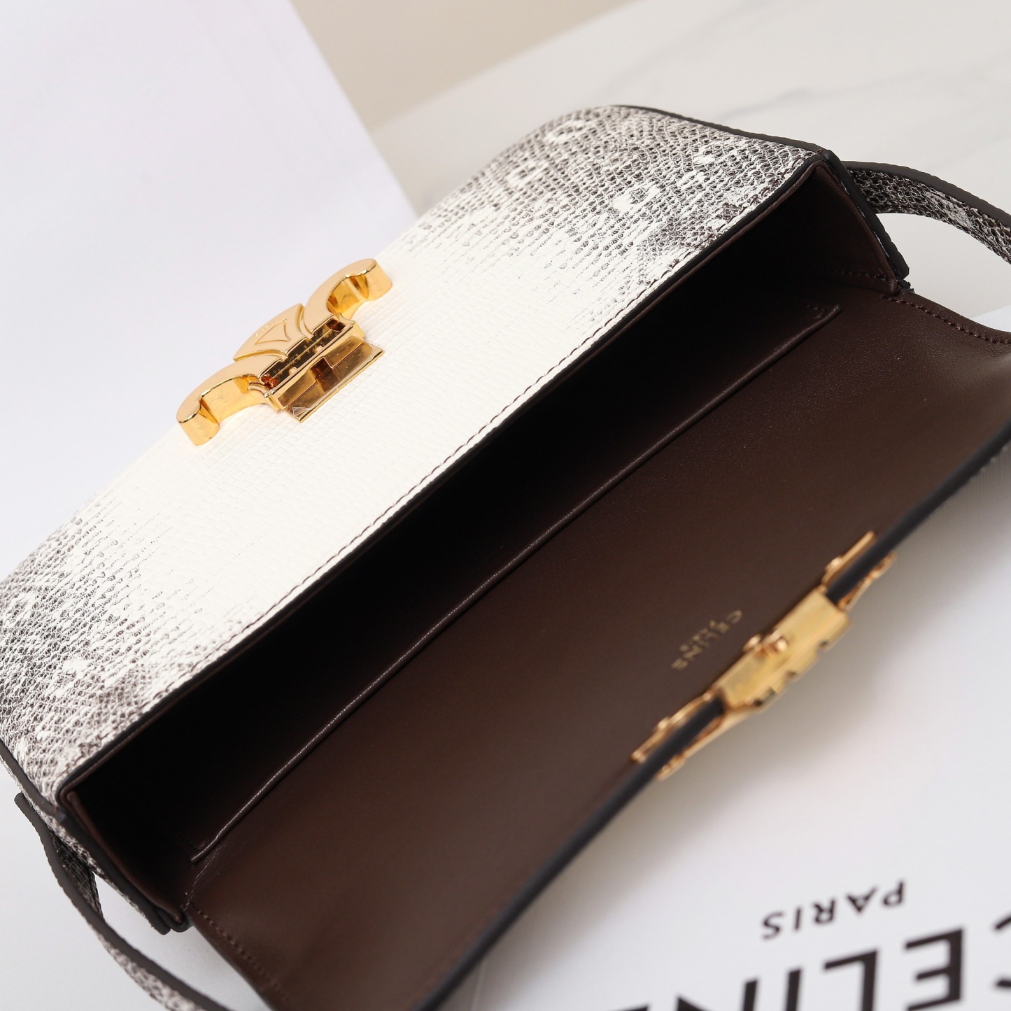 SHOULDER BAG CLAUDE IN LIZARD