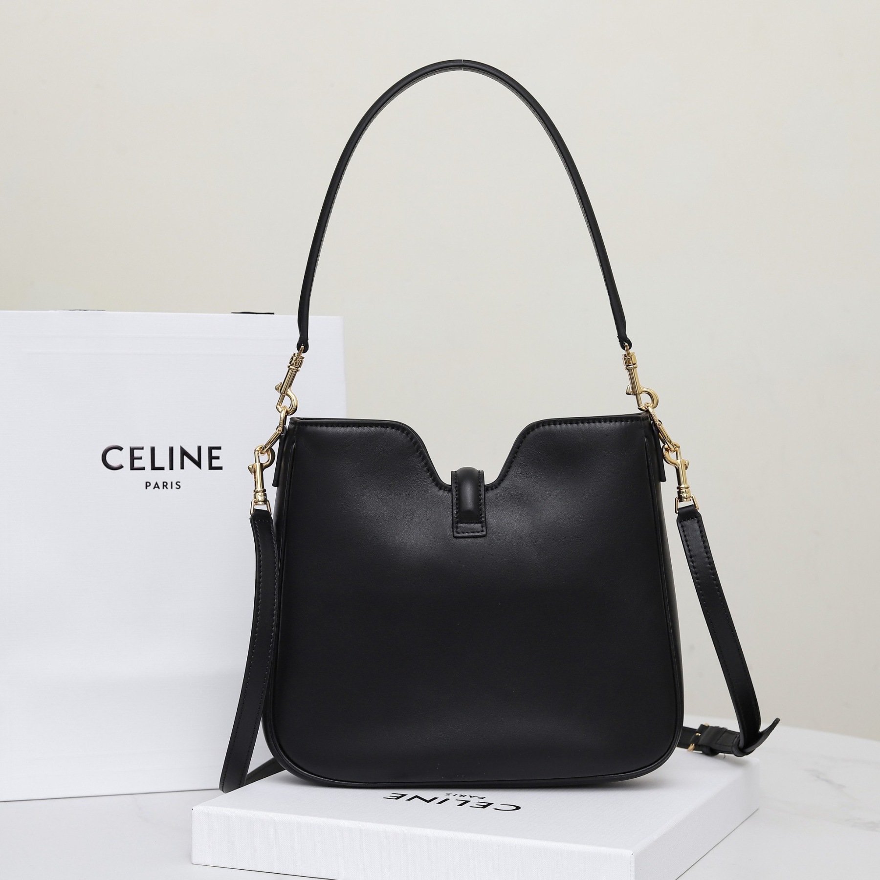 CELINE SMALL CAMILLE 16 SOFT BAG IN SMOOTH CALFSKIN