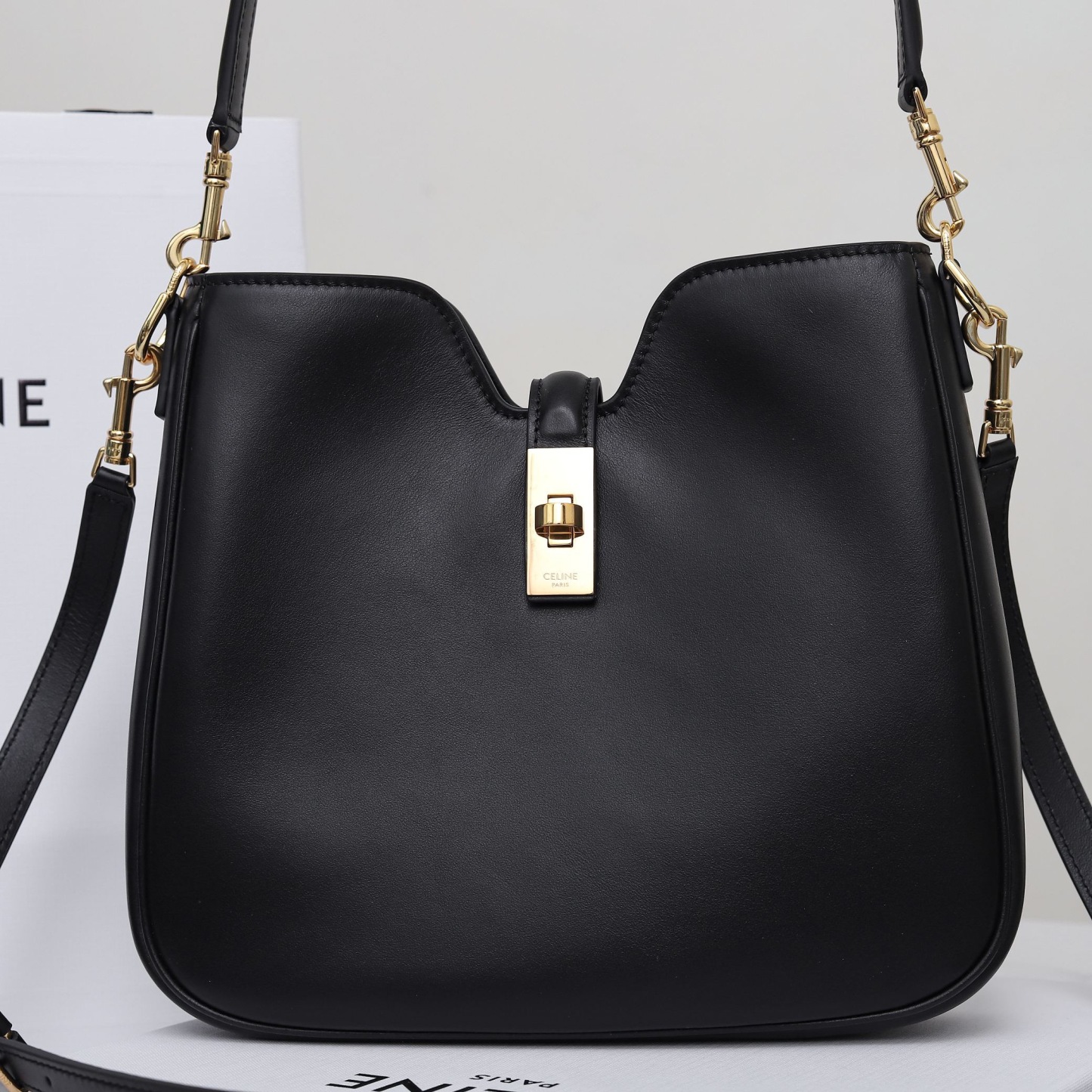 CELINE SMALL CAMILLE 16 SOFT BAG IN SMOOTH CALFSKIN