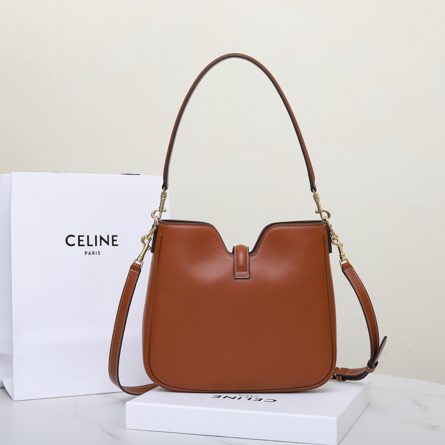CELINE SMALL CAMILLE 16 SOFT BAG IN SMOOTH CALFSKIN