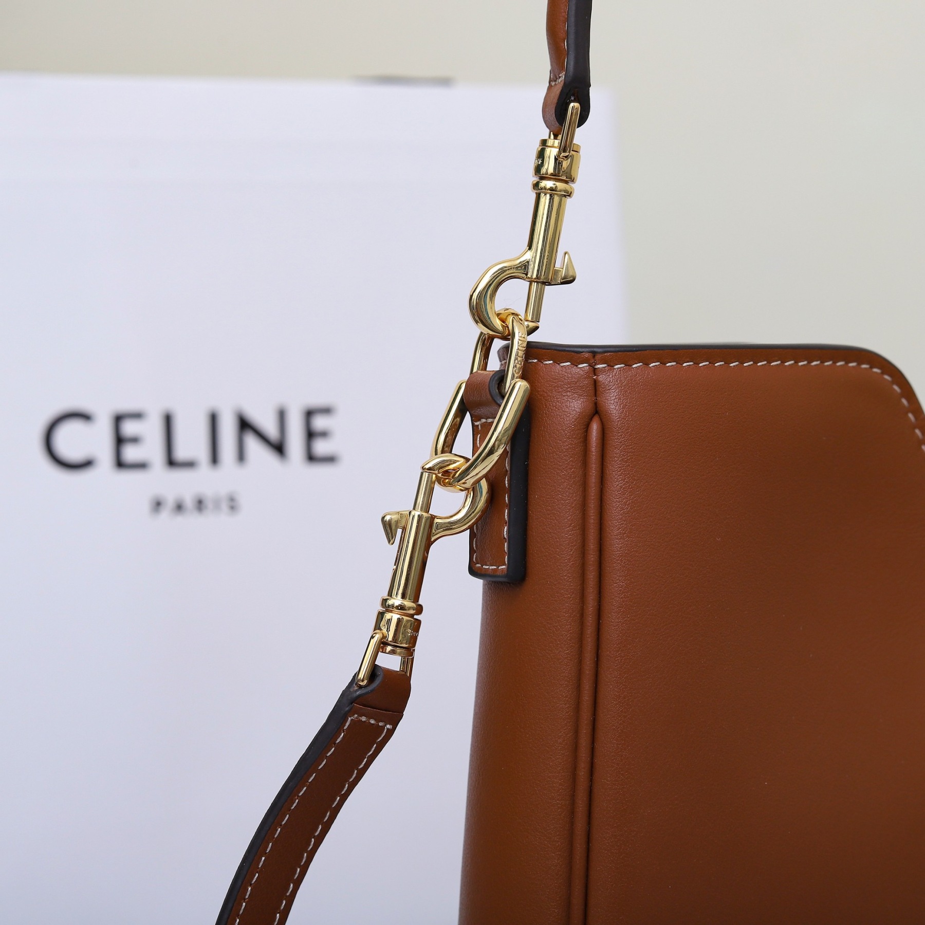 CELINE SMALL CAMILLE 16 SOFT BAG IN SMOOTH CALFSKIN
