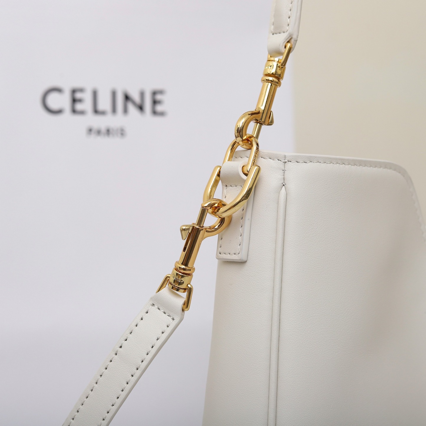 CELINE SMALL CAMILLE 16 SOFT BAG IN SMOOTH CALFSKIN
