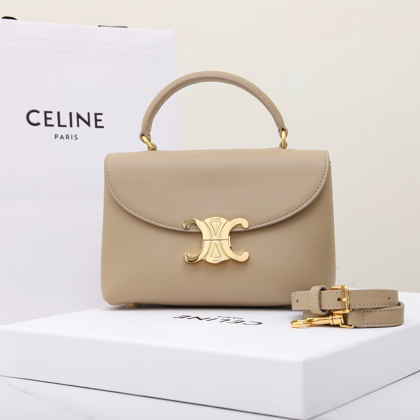 CELINE TEEN NINO BAG IN SUPPLE GRAINED CALFSKIN