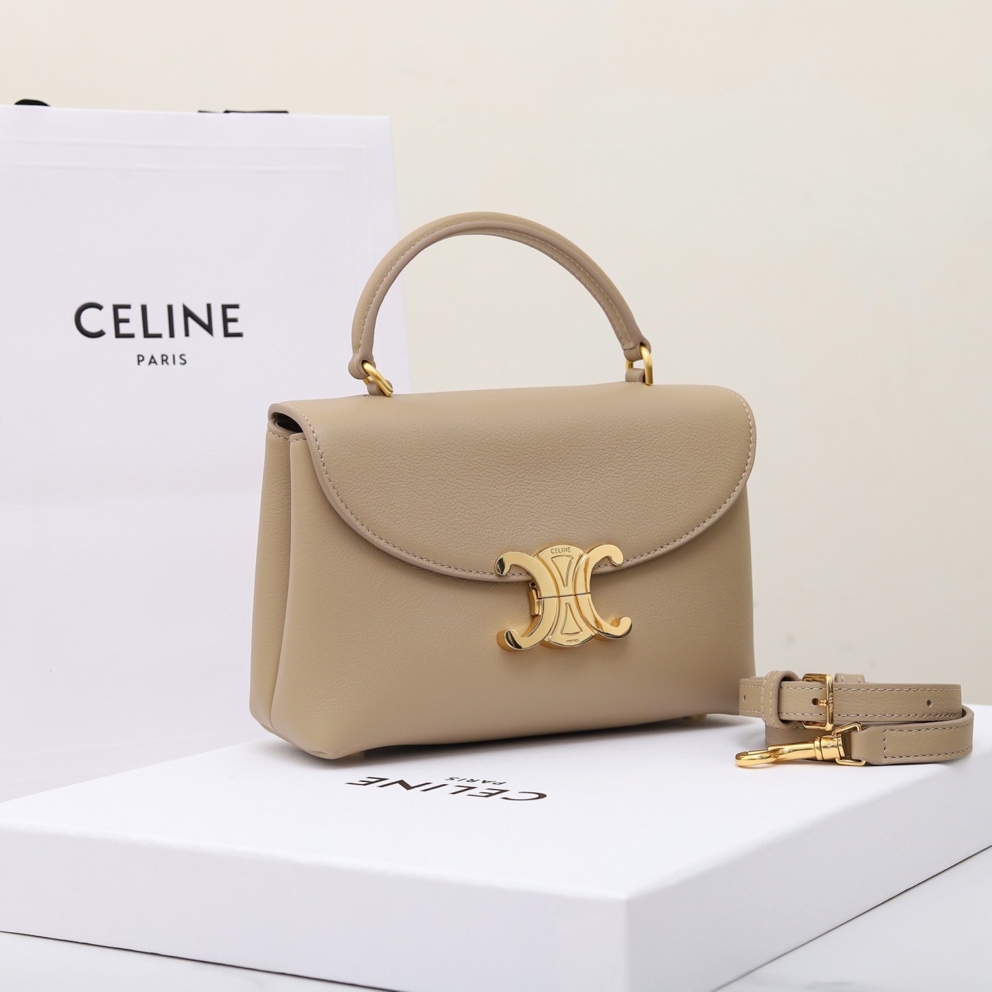 CELINE TEEN NINO BAG IN SUPPLE GRAINED CALFSKIN