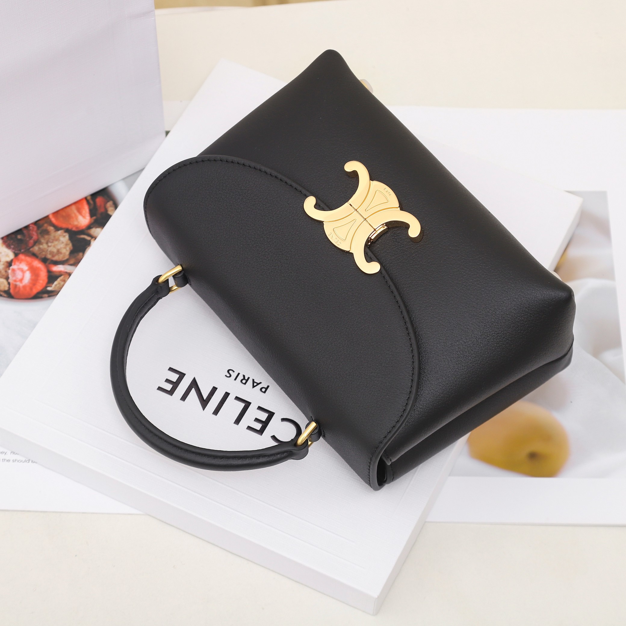 CELINE TEEN NINO BAG IN SUPPLE GRAINED CALFSKIN 