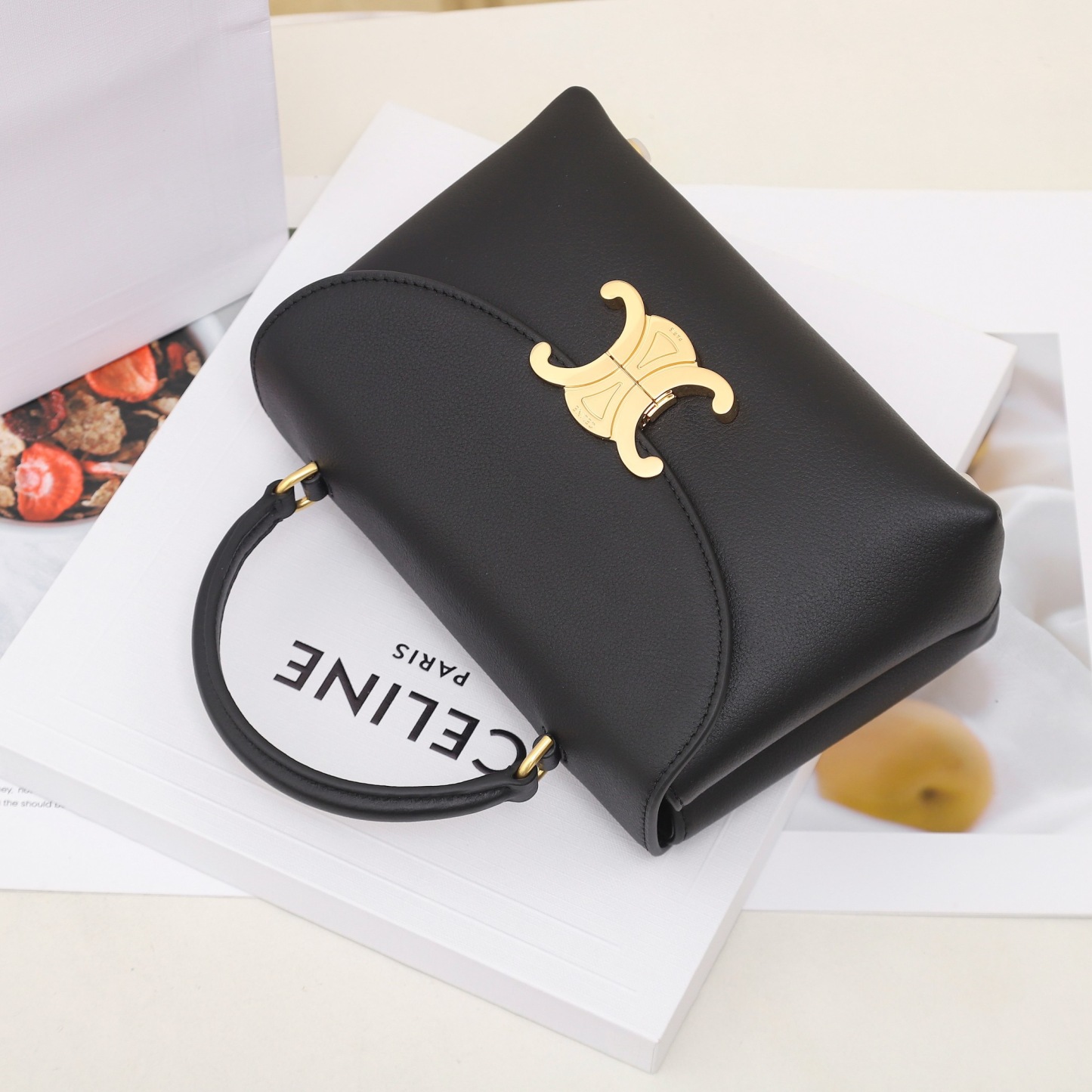 CELINE TEEN NINO BAG IN SUPPLE GRAINED CALFSKIN