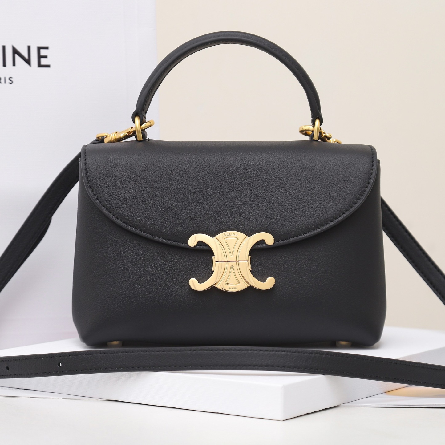 CELINE TEEN NINO BAG IN SUPPLE GRAINED CALFSKIN
