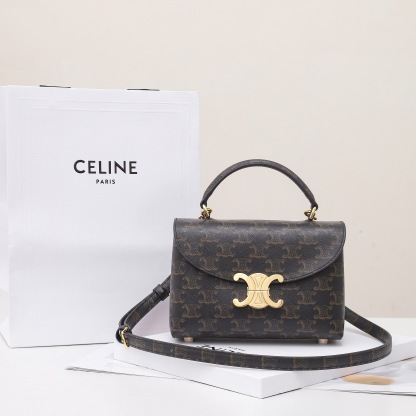 CELINE TEEN NINO BAG IN TRIOMPHE CANVAS