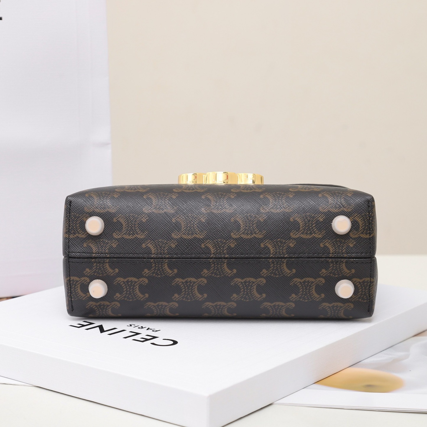 CELINE TEEN NINO BAG IN TRIOMPHE CANVAS