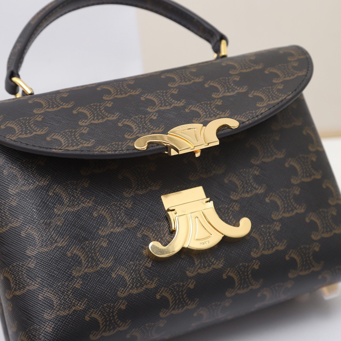 CELINE TEEN NINO BAG IN TRIOMPHE CANVAS