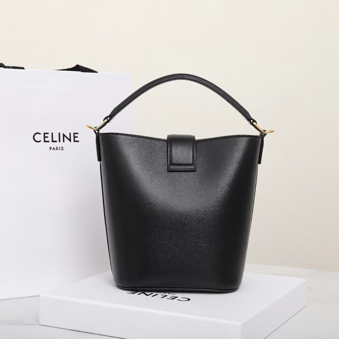 CELINE SMALL BUCKET LOUISE IN SMOOTH CALFSKIN
