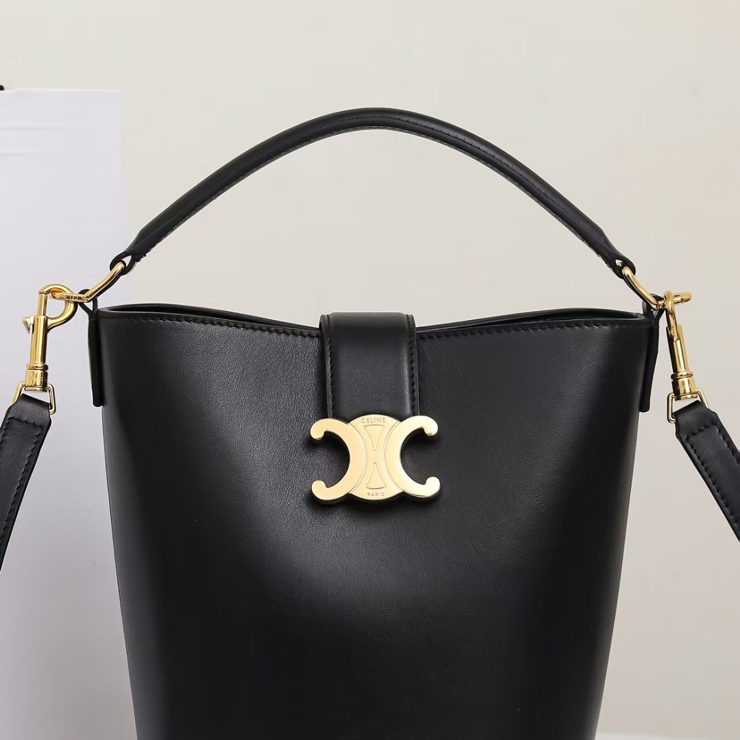 CELINE SMALL BUCKET LOUISE IN SMOOTH CALFSKIN