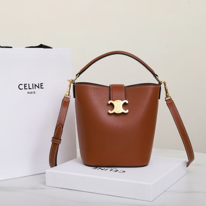 CELINE SMALL BUCKET LOUISE IN SMOOTH CALFSKIN
