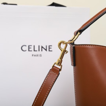 CELINE SMALL BUCKET LOUISE IN SMOOTH CALFSKIN