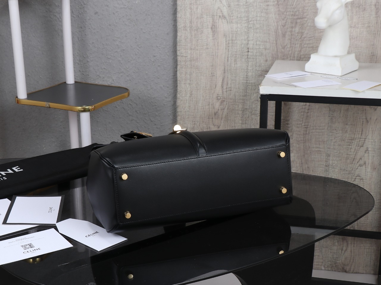 Celine Classique 16 Bag In satinated calfskin