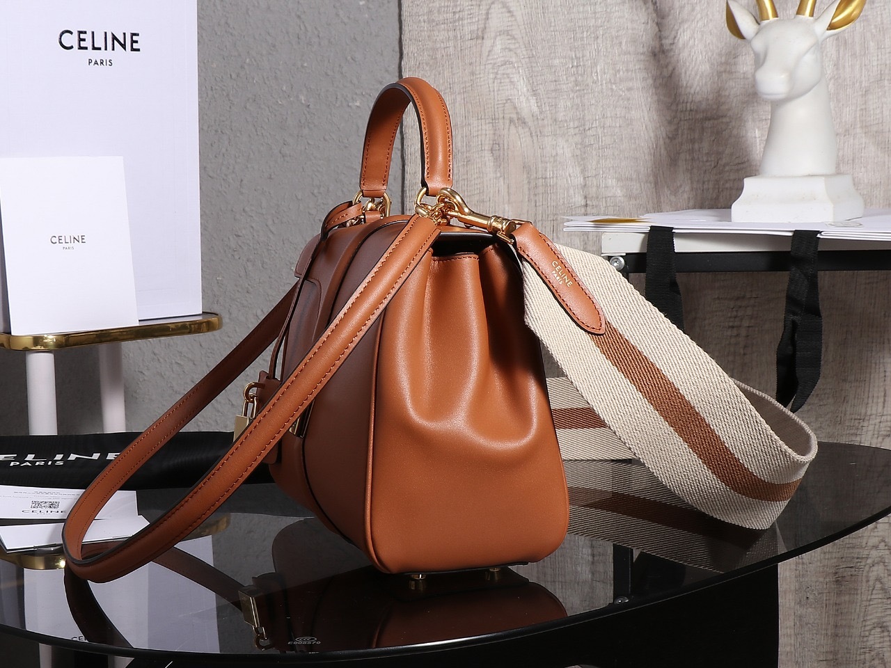 CELINE SMALL 16 BAG IN SATIMATED CALFSKIN