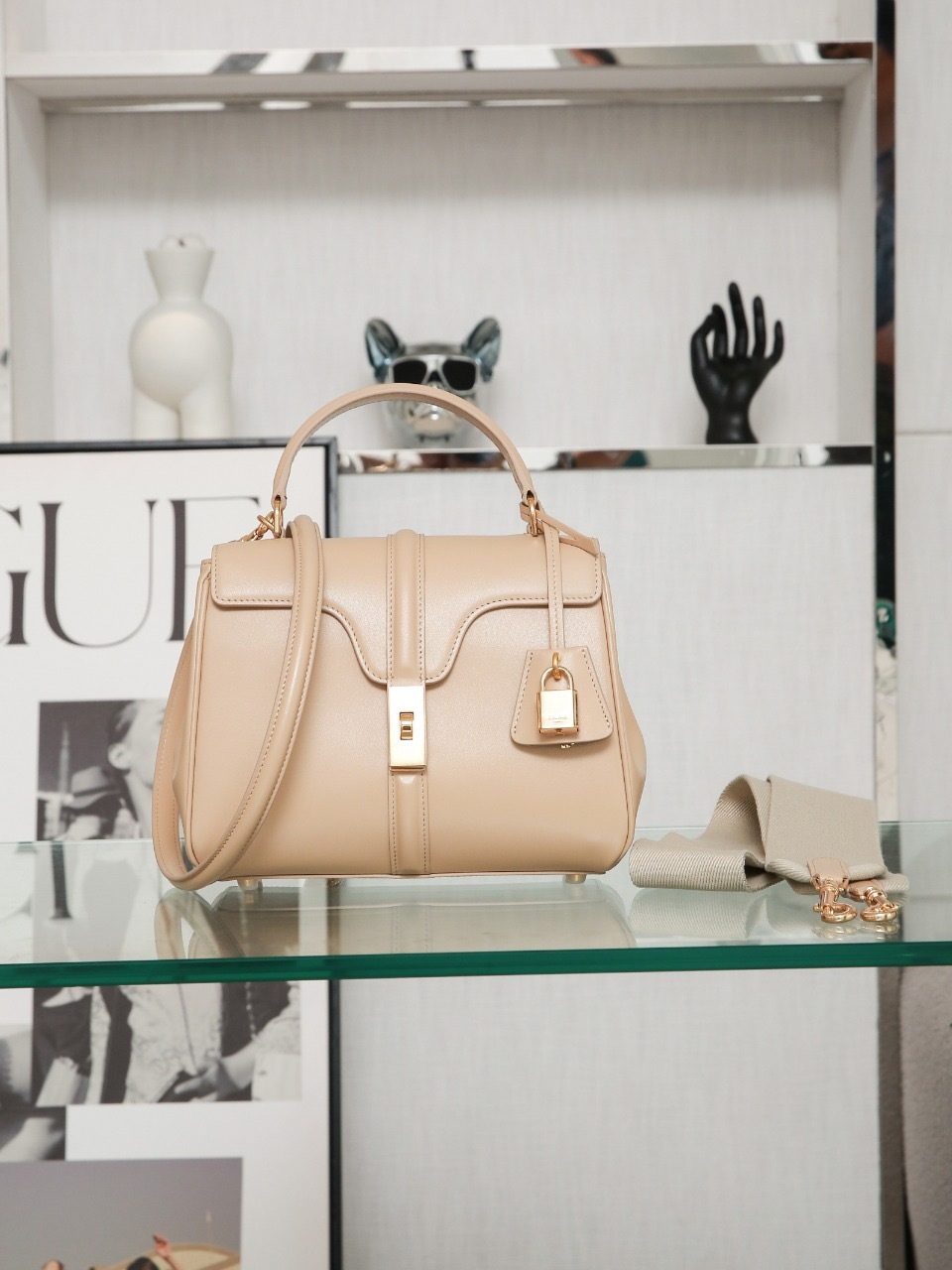 CELINE SMALL 16 BAG IN SATIMATED CALFSKIN