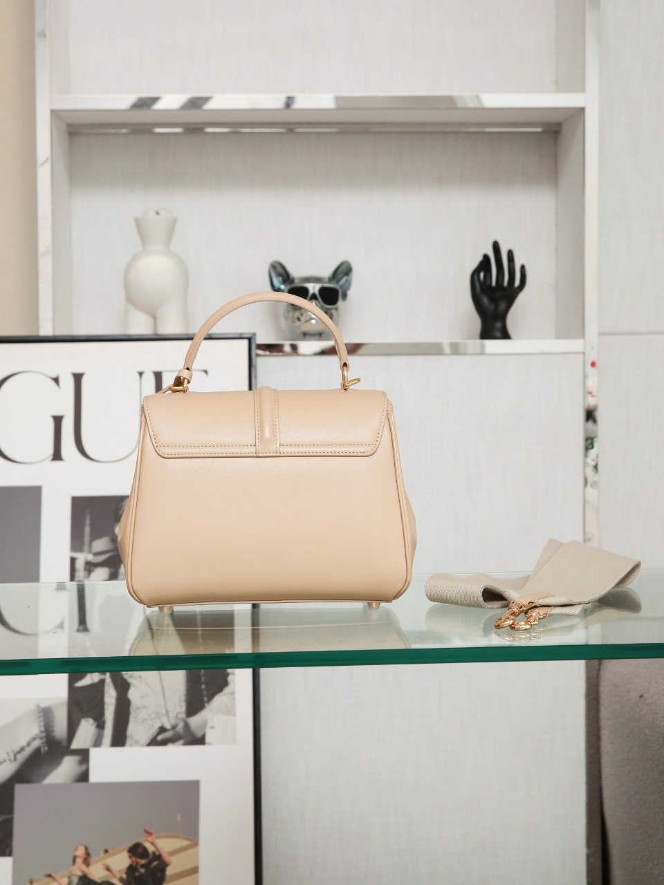CELINE SMALL 16 BAG IN SATIMATED CALFSKIN