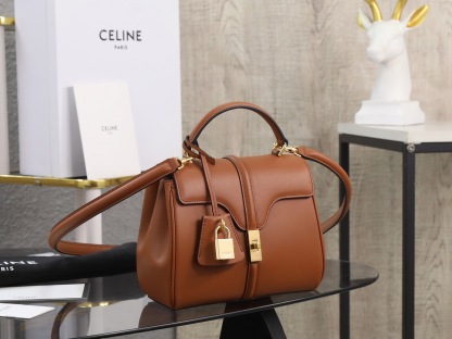 MINI 16 IN SATINATED CALFSKIN