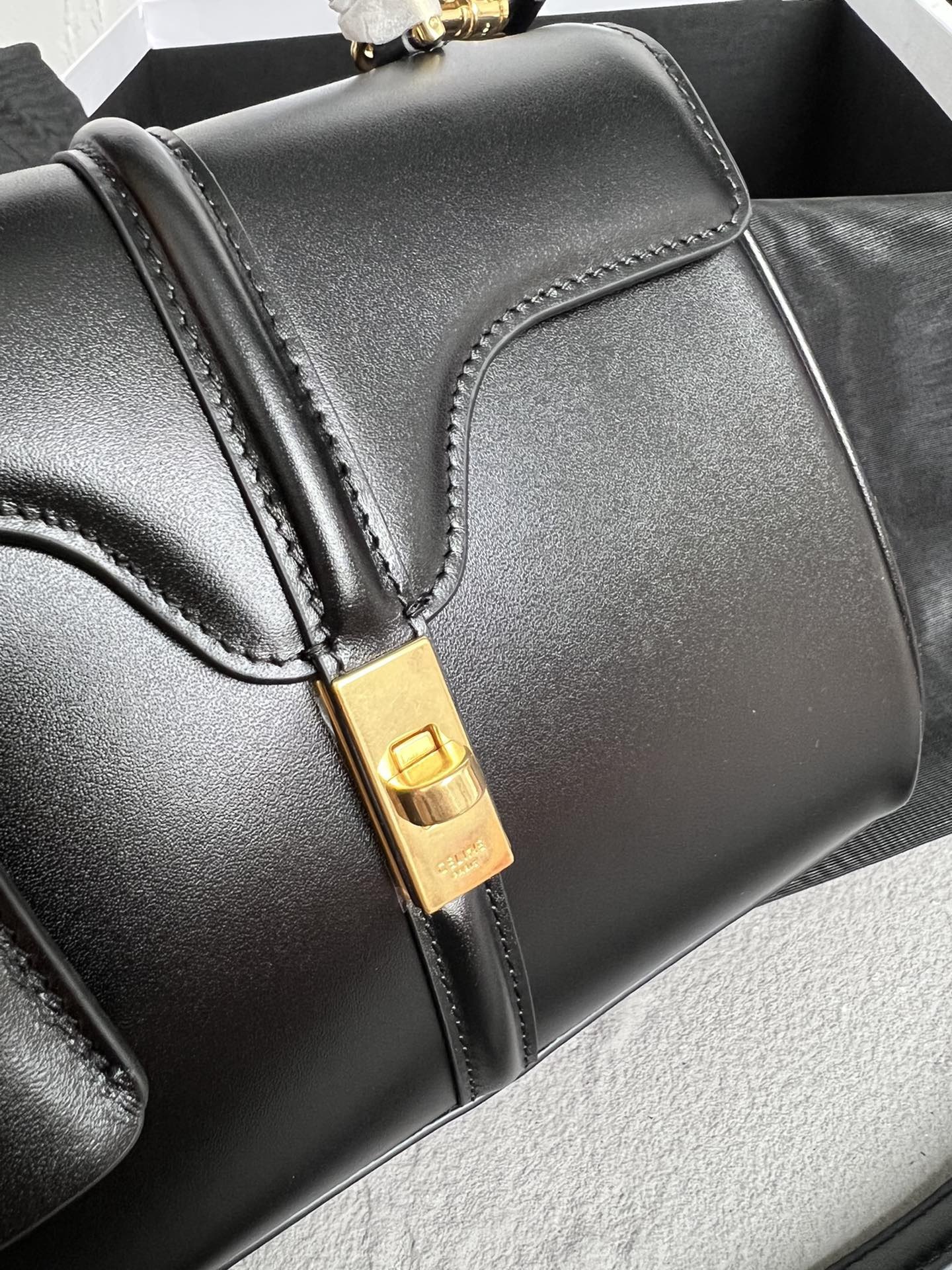 MINI 16 IN SATINATED CALFSKIN