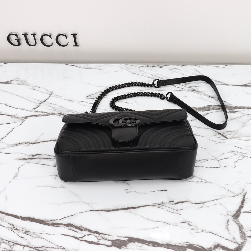 GUCCI GG MARMONT MEDIUM SHOULDER BAG 