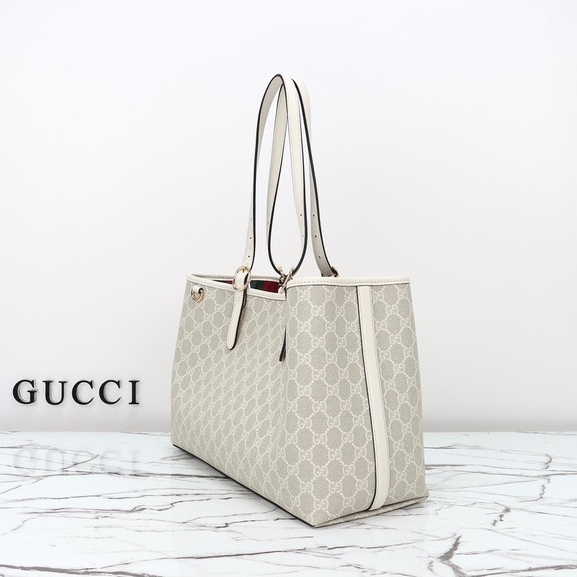 GUCCI GG EMBLEM LARGR TOTE BAG