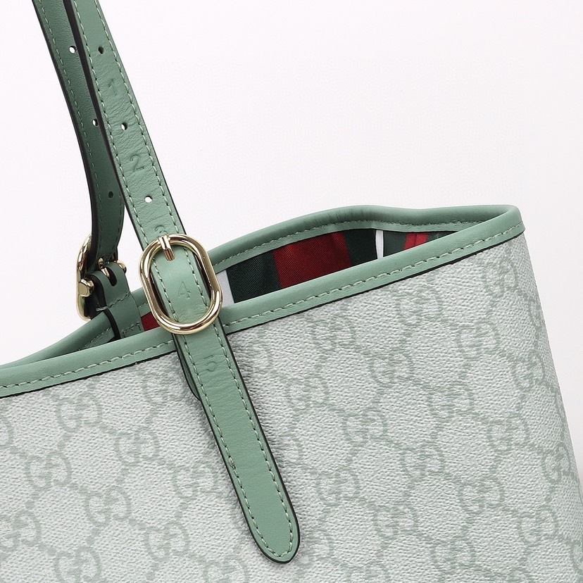 GUCCI GG EMBLEM LARGR TOTE BAG