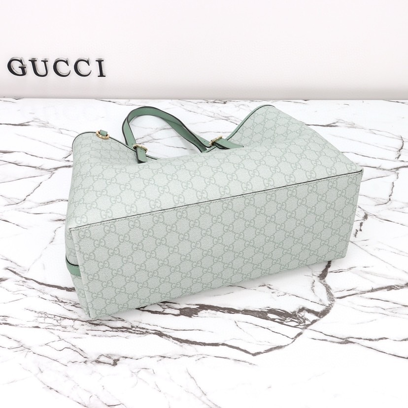 GUCCI GG EMBLEM LARGR TOTE BAG