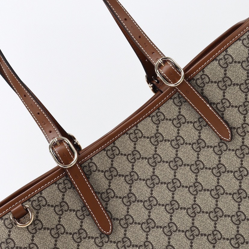 GUCCI GG EMBLEM LARGR TOTE BAG