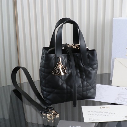 Small Dior Toujours Vertical Tote Bag