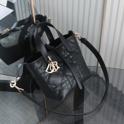 Small Dior Toujours Vertical Tote Bag