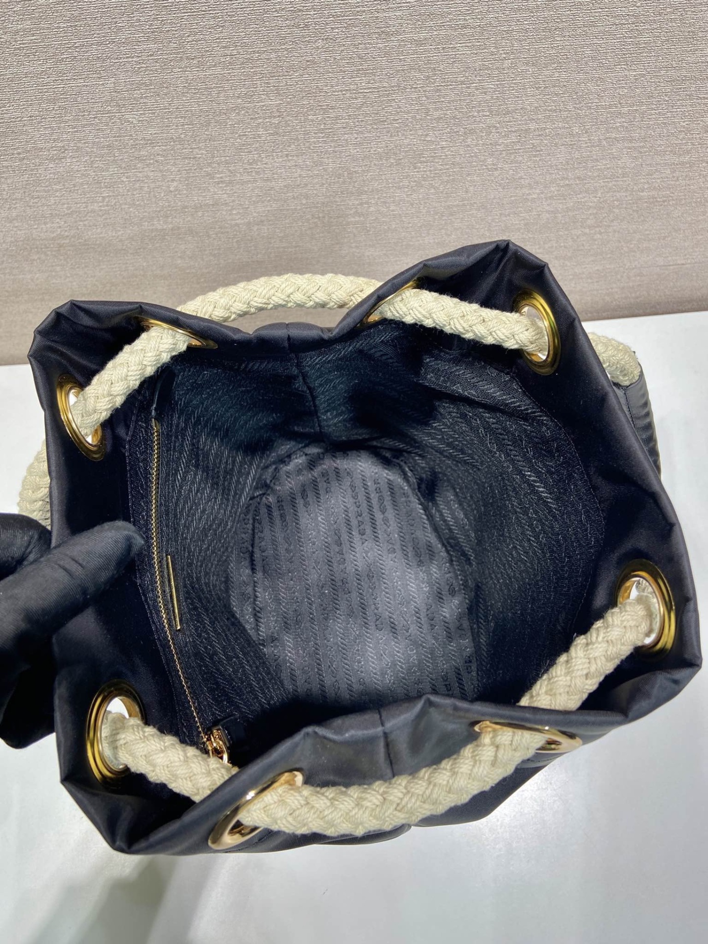 Prada Mariner Re-Nylon small bucket bag