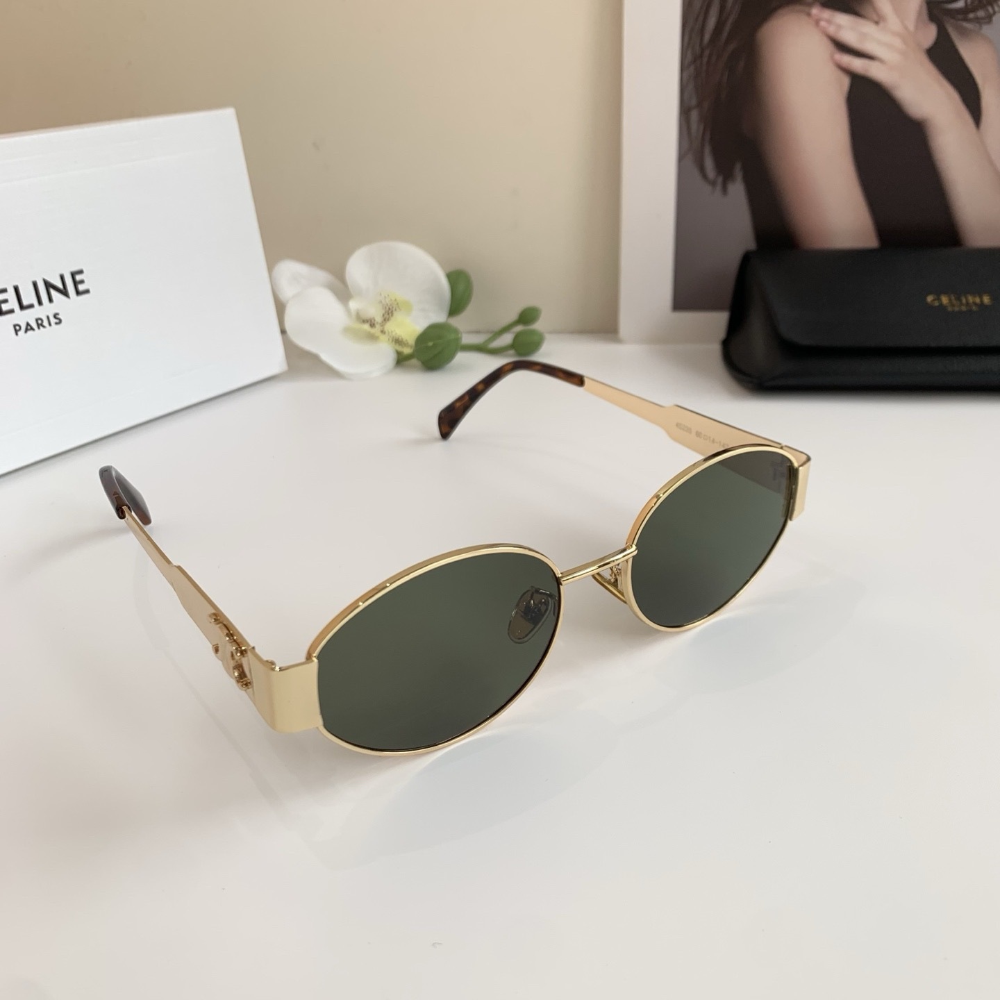 Celine Triomphe Metal 01 sunglasses in Metal