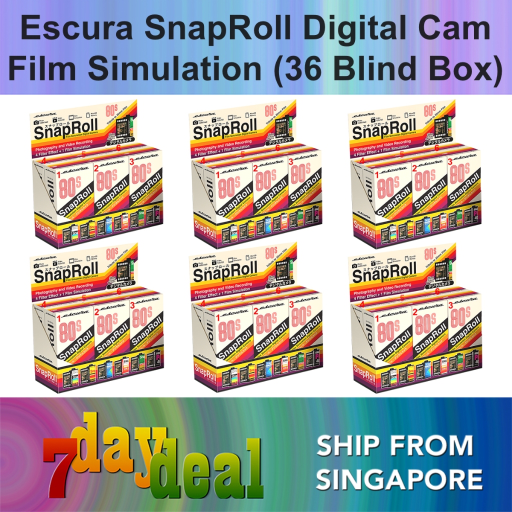 36 Boxes Escura SnapRoll Film Simulation Digital Camera (Blind Box)