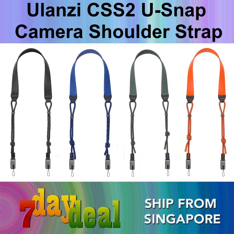 Ulanzi CSS2 U-Snap Camera Shoulder Strap (Black B198 / Blue B200 / Green B199 / Orange B201)
