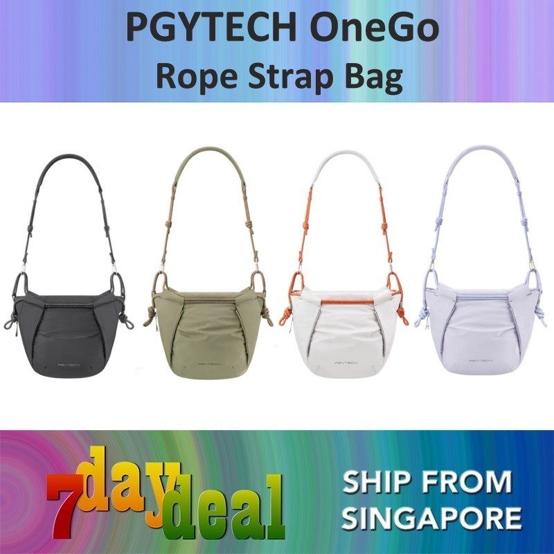 PGYTECH OneGo Rope Strap Camera Bag (Midnight Black / Forest Green / Mist Grey / Lilac Purple)