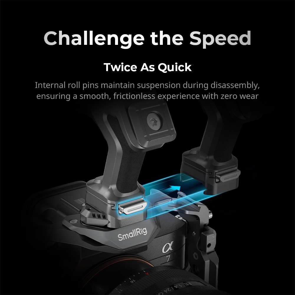 SmallRig HawkLock Quick Release Advanced Cage Kit for Sony A7R V / A7 IV / A7S III (4539)