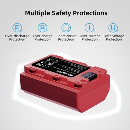 KingMa NP-FZ100 2600mAh Battery / 2600mAh Battery with Type-C Port / 2400mAh Battery Charger Kit (For Sony FZ100)