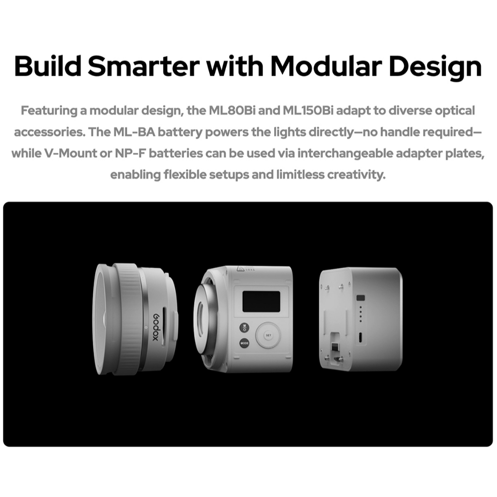 Godox ML80Bi / ML150Bi Bi-Color LED Video Light