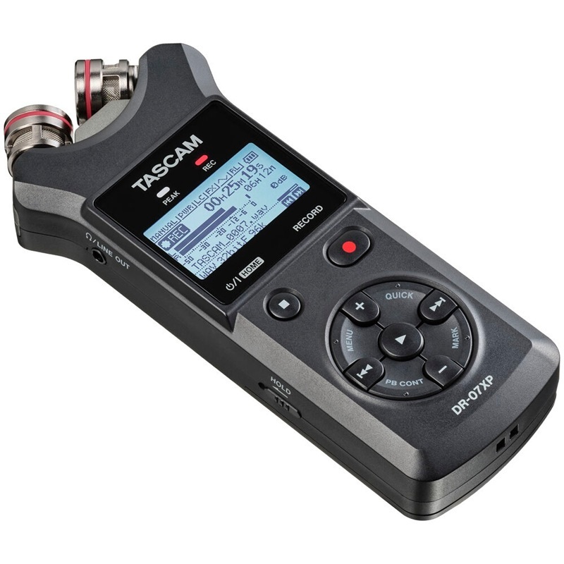 Tascam DR-07XP 32-Bit Float Stereo Portable Handheld Field Recorder