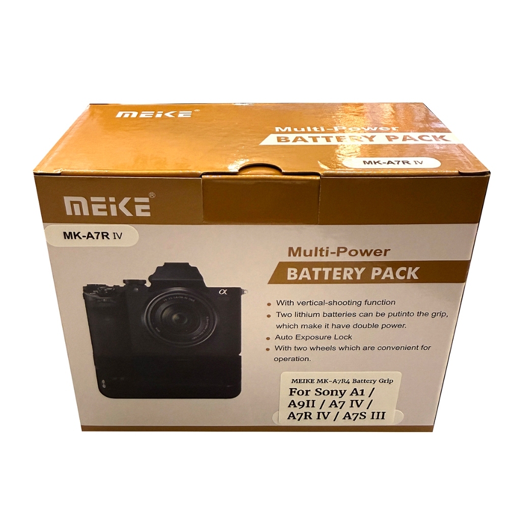 Meike MK-A7R IV Battery Grip (For Sony A1 / A9 II / A7 IV / A7R IV / A7S III)